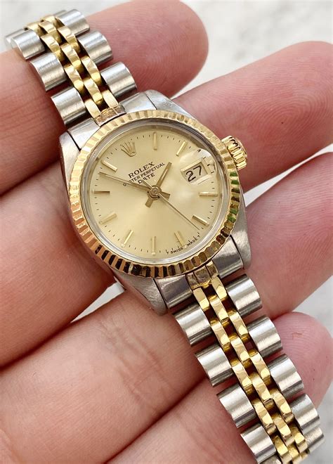 womens gold big rolex|rolex lady datejust 26 gold.